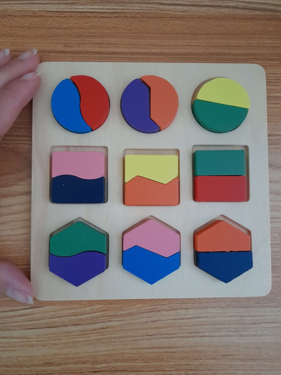 🟨Puzzle Montessori à points - Reconnaissance des formes – Image 6