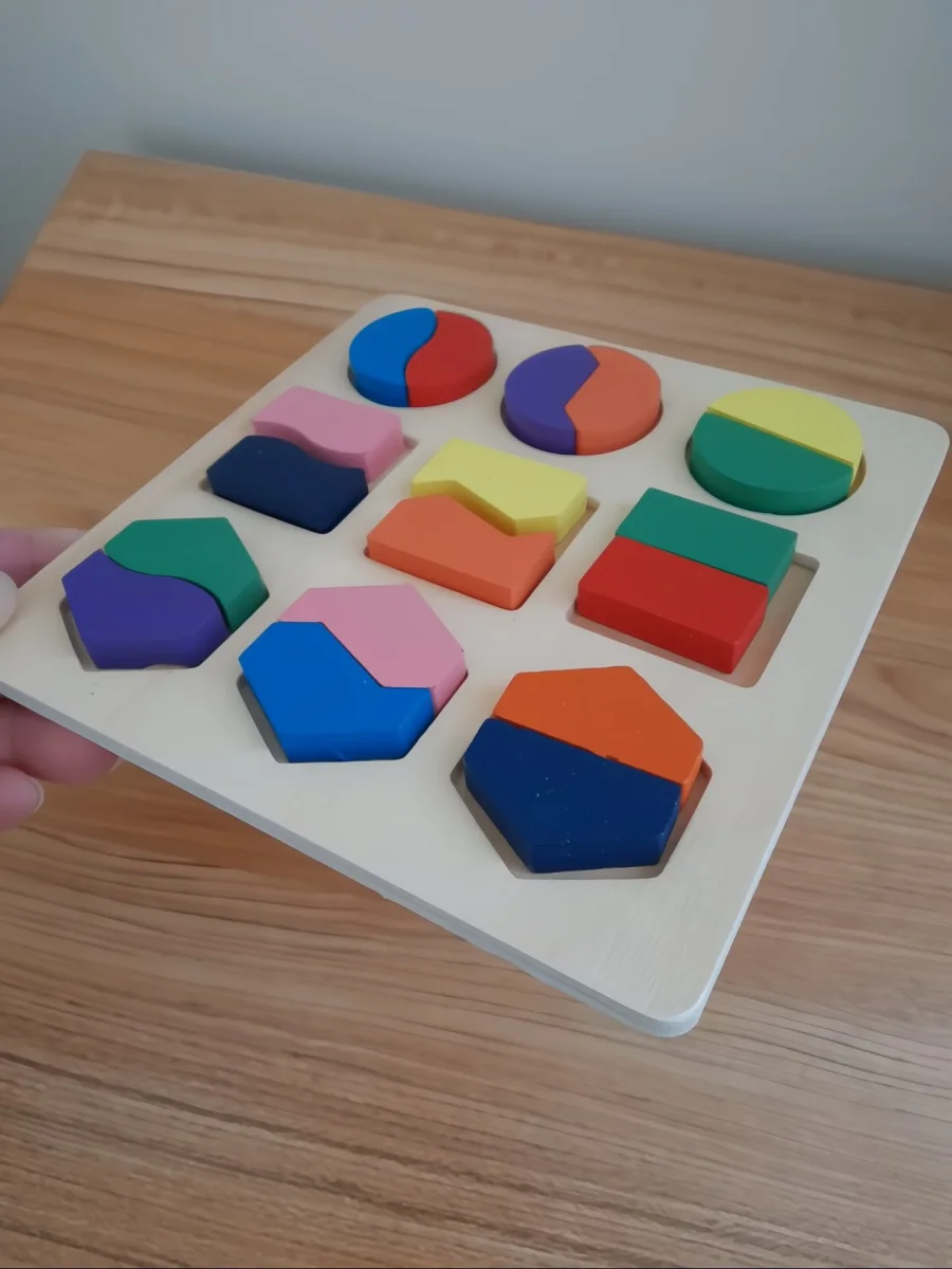 🟨Puzzle Montessori à points - Reconnaissance des formes – Image 7