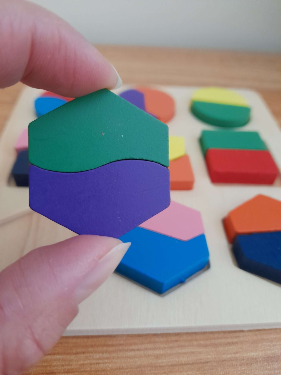🟨Puzzle Montessori à points - Reconnaissance des formes – Image 5