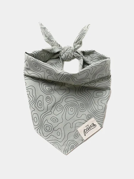 Bandana pour chien - Motif Trail ⛰️ - The Paws