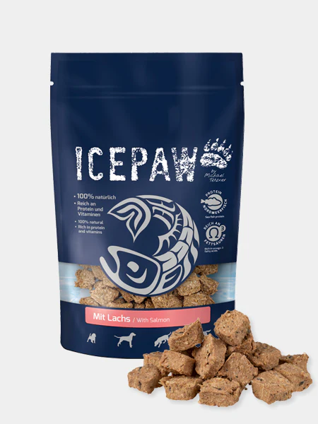 Friandises de récompense pour chien - Poisson blanc et Saumon - Icepaw